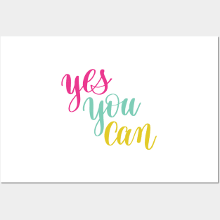 Yes You Can Posters and Art